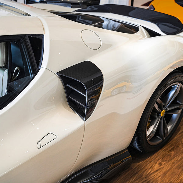 iMP Performance 2022-2025 Ferrari 296 GTB & GTS Type F171 Carbon Fiber Rear Quarter Panel Side Scoops