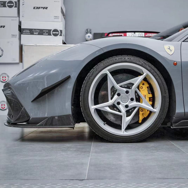 iMP Performance 2015-2020 Ferrari 488 GTB & SPIDER Carbon Fiber Front Bumper Canards