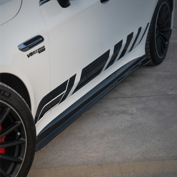 iMP Performance 2018-2024 Mercedes Benz AMG X290 GT63S 4-Door Coupe Ver.1 carbon fiber Side Skirt Underboard