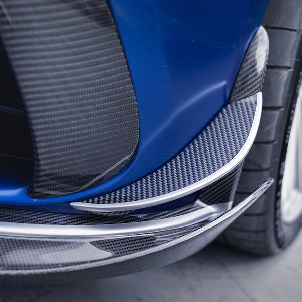 iMP Performance 2018-2021 Mercedes Benz AMG X290 GT63S 4-Door Coupe carbon fiber Front Bumper Canards
