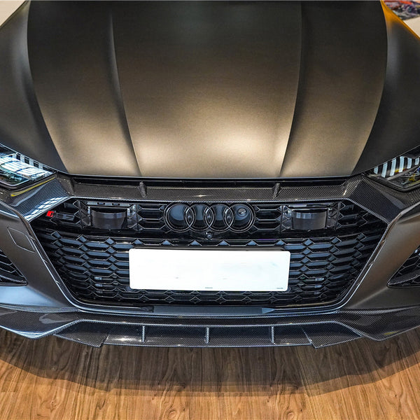 iMP Performance 2019-2024 Audi RS6 Avant & RS7 C8 Carbon Fiber Front Bumper Grille Cover