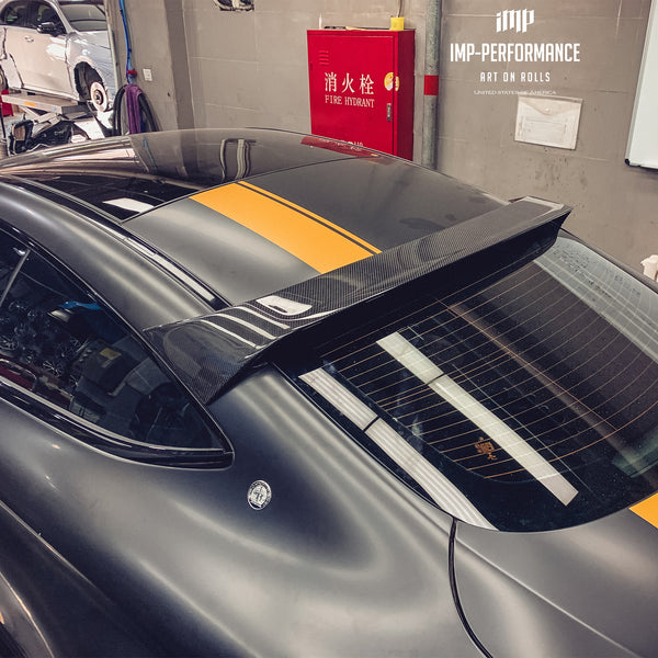 iMP Performance 2016-2021 Mercedes Benz C205 C63 AMG Coupe Carbon Roof Wing Trunk Spoiler