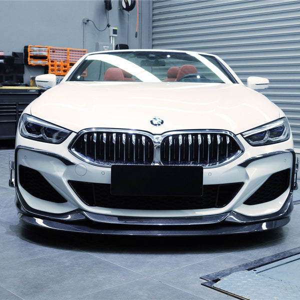 iMP Performance 2018-2022 BMW 8 SERIES G14 Convertible G15 Coupe G16 4DR-Gran Coupe Carbon M-Sport  Front Bumper Lip Spoiler