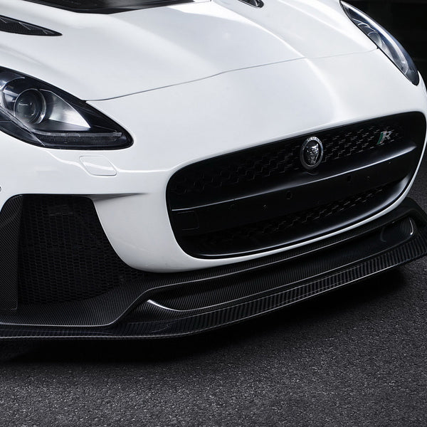 iMP Performance 2014-2017 Jaguar F-Type X152 Coupe & Convertible Partial Carbon Front Bumper w/ Middle Lip