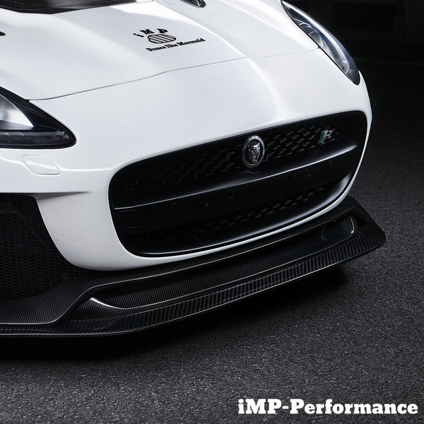 iMP Performance 2014-2017 Jaguar F-Type X152 Coupe & Convertible Carbon Fiber Front Underboard w/ Fender Flare(Optional)