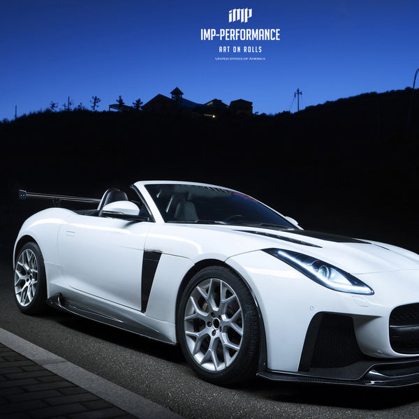 iMP Performance 2014-2017 Jaguar F-Type X152 Coupe & Convertible Carbon Fiber Side Skirt Sideskirt Underboard
