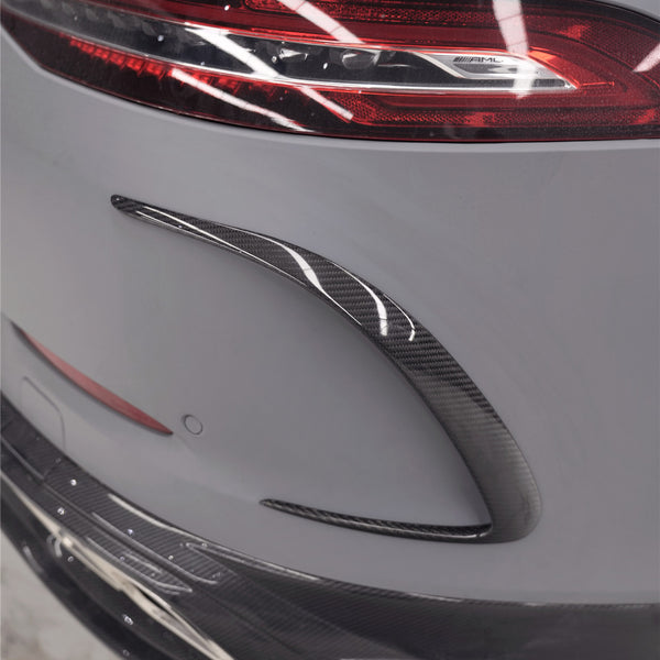 iMP Performance 2018-2024 Mercedes Benz AMG X290 GT43/GT50/GT53 4-Door Coupe Carbon Fiber Rear Bumper Side Vent Canards