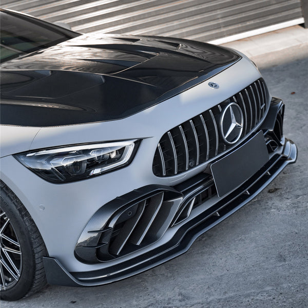 iMP Performance 2018-2024 Mercedes Benz AMG X290 GT43/GT50/GT53 4-Door Coupe RWD & AWD 4-Door Coupe Carbon Fiber Front Lower Lip