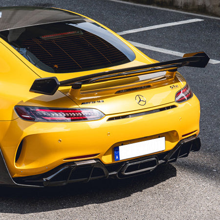 iMP Performance 2015-2021 Mercedes Benz GT R C190 Coupe & R190 Roadster Ver.3 Carbon Fiber GT Wing w/o Base