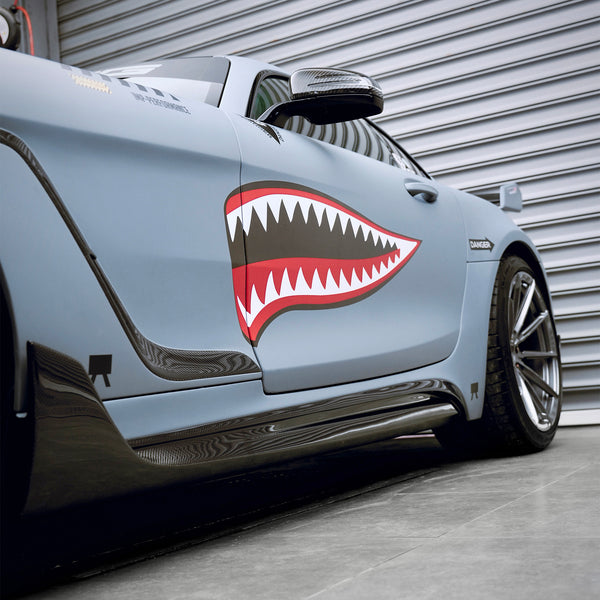 iMP Performance 2015-2021 Mercedes Benz GT R C190 Coupe & R190 Roadster Ver.2 Carbon Fiber SideSkirts