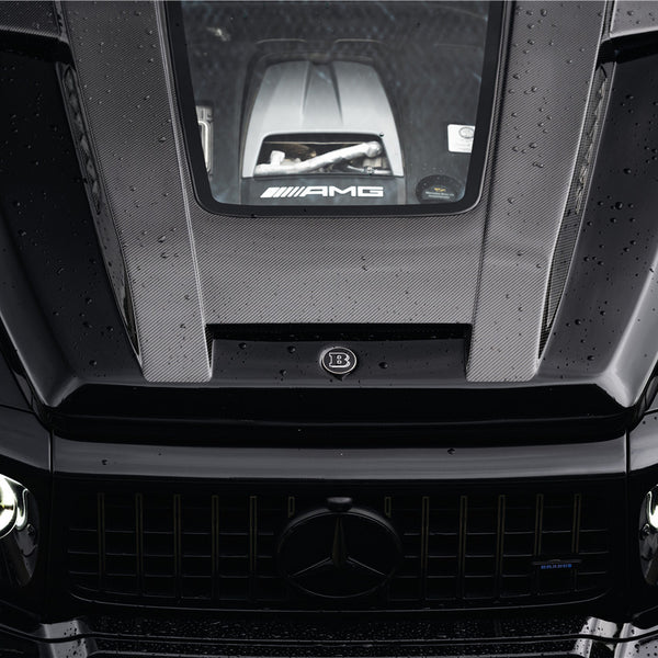 iMP Performance 2018-2022 Mercedes Benz W463A G63 & G Class Partial Carbon Fiber Hood Bonnet w/ Glass Engine Lid