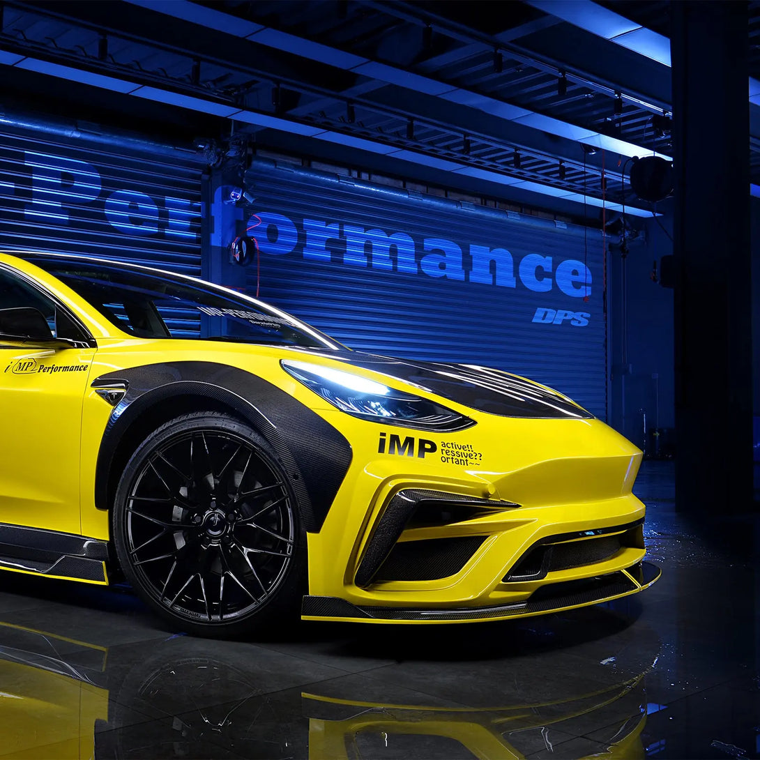 Tesla Model 3 Wide Body Kit Carbon Fiber | iMP Performance