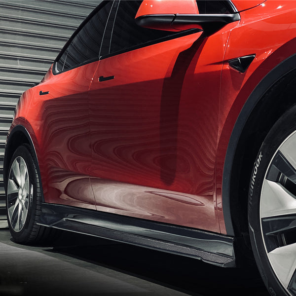 iMP Performance 2020-2023 Tesla Model Y Ver.1 Carbon Fiber Side Skirts