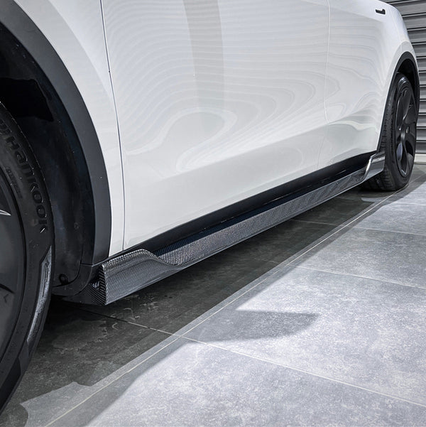 iMP Performance 2020-2023 Tesla Model Y Ver.2 Carbon Fiber Side Skirt Underboard