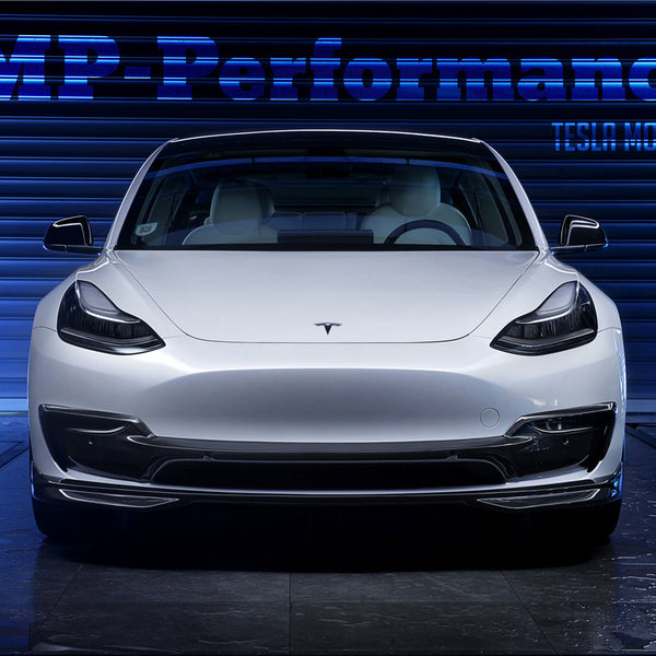 iMP Performance 2017-2023 Tesla Model 3 Carbon Fiber Front Bumper Middle Lip