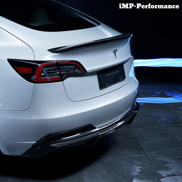 iMP Performance 2017-2023 Tesla Model 3 Ver.1 Carbon Fiber Trunk Spoiler Rear Wing
